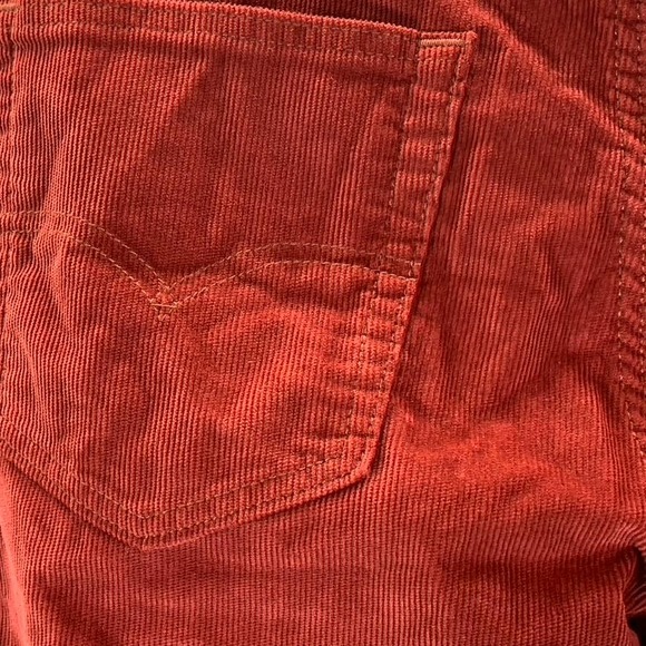 Levi's Men's Brick Red 512 Slim Tapered-Fit Corduroy Jeans SZ 32X30 - Picture 4 of 13